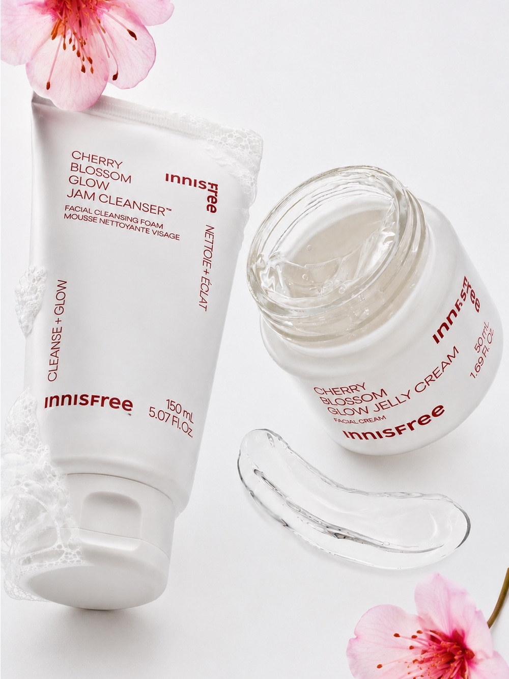 🍒Innisfree Cherry Blossom Glow Set NIB Factory Sealed🍒Exp 2027
